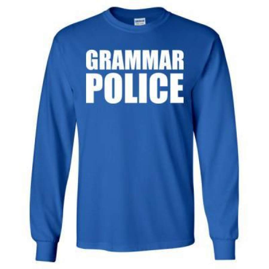 AGR Grammar Police Teacher English – Long Sleeve T-Shirt