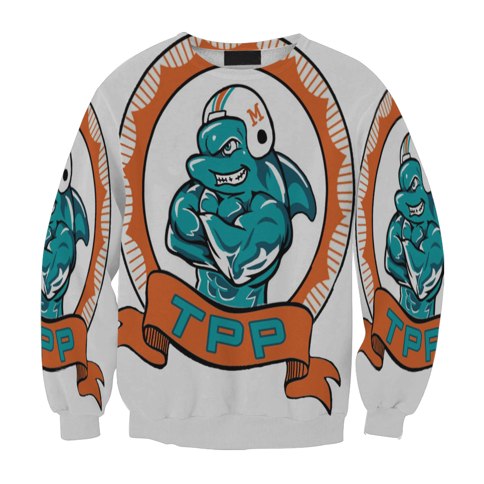 Miami Dolphins Logo 15 Gift For Fan 3D Full Printing Sweatshirt.