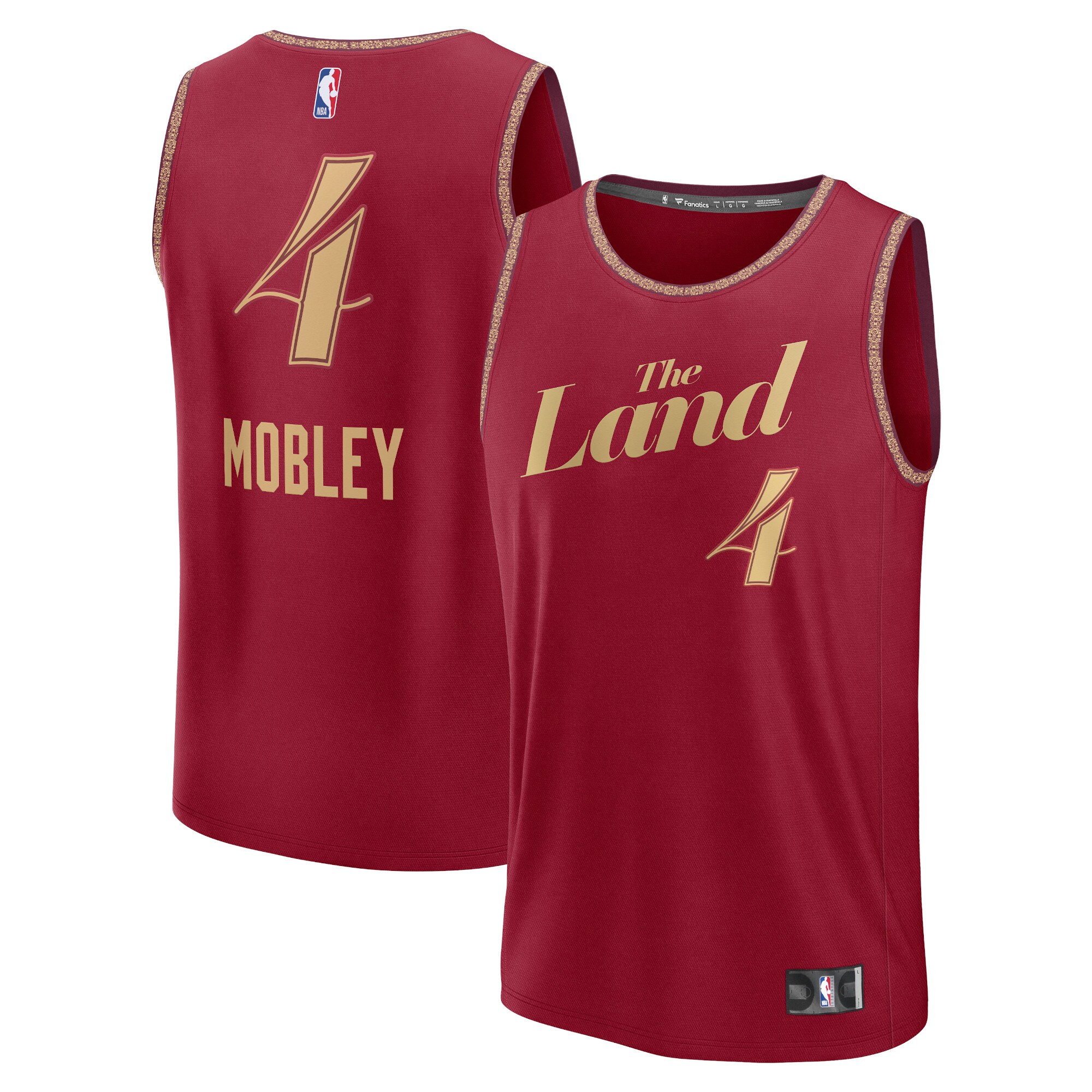 Evan Mobley Cleveland Cavaliers Unisex 2023/24 Fast Break Jersey – Wine – City Edition