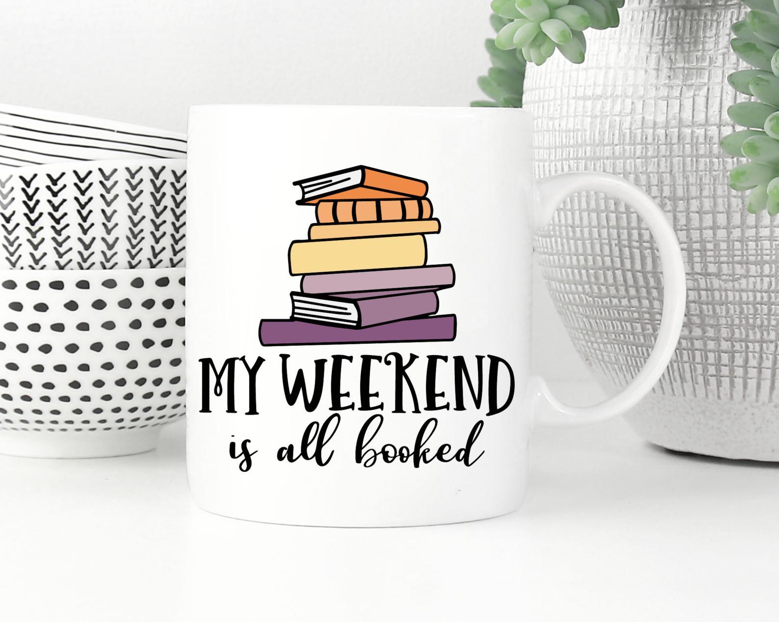 Pesonalized Name Book Book Lover Gift Book Nerd Bookworm Gifts Cute Book Lover Gifts For Women Book Lover Gift Book Lover Mug White Ceramic 11-15Oz Coffee Tea Cup