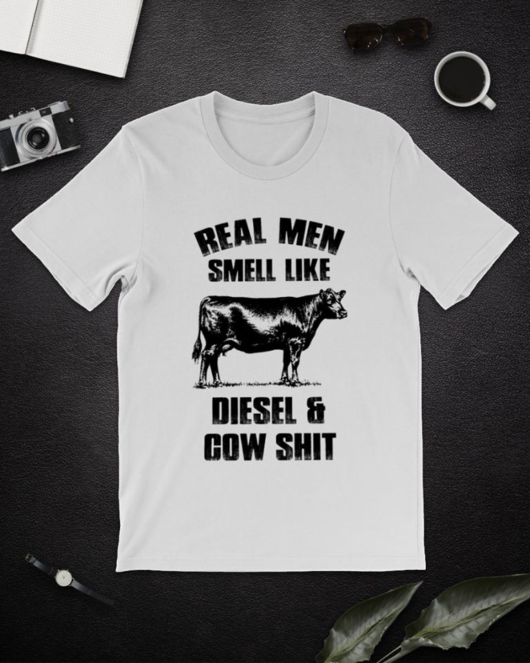 Real Men Smell Like Diesel & Cow Shit Standard Men T-Shirt