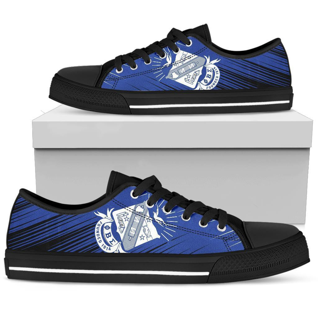 Fraternity Footwear – Phi Beta Sigma Canvas Low Top