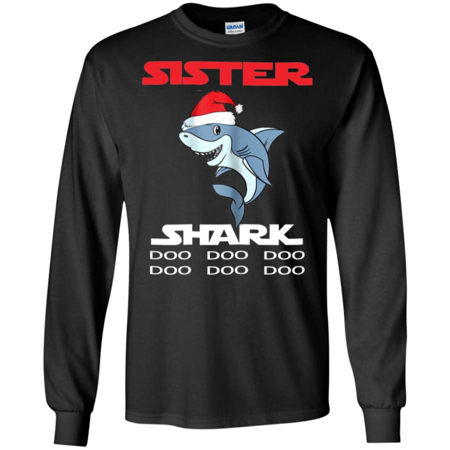 AGR Sister Shark Doo Doo Christmas Long T-shirt