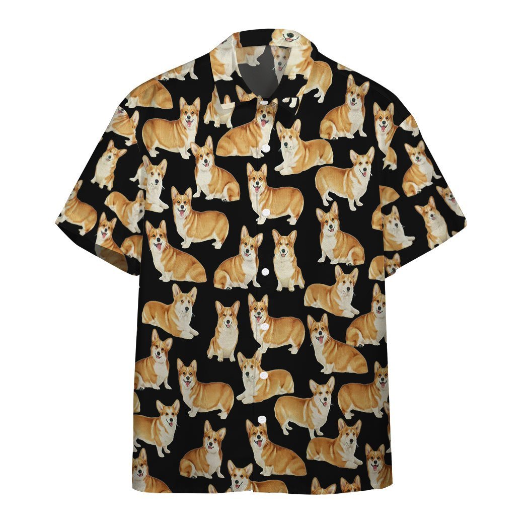 Corgi Dogs Hawaii Shirt Unisex Adult Ha69423