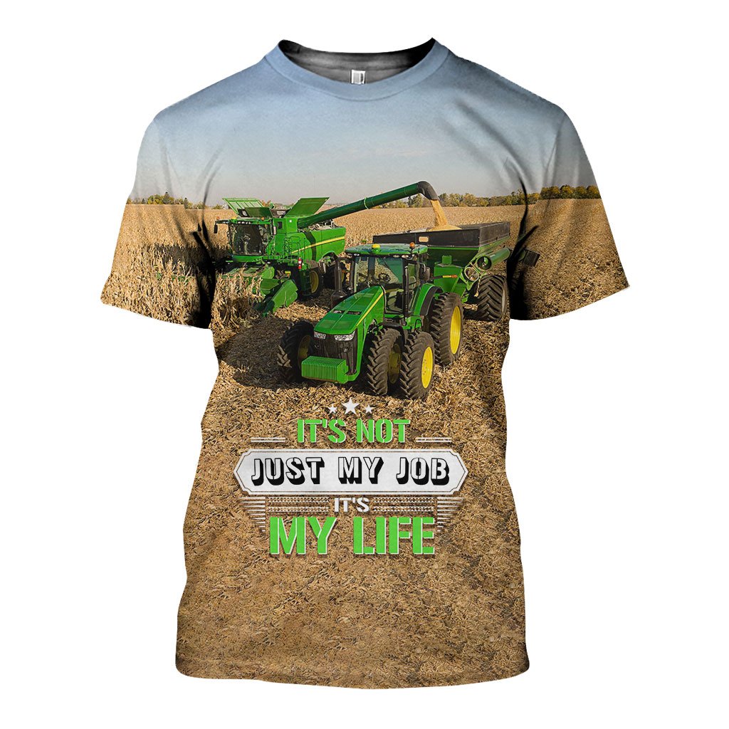 3D All Over Printed Jd Tractor Shirts And Shorts