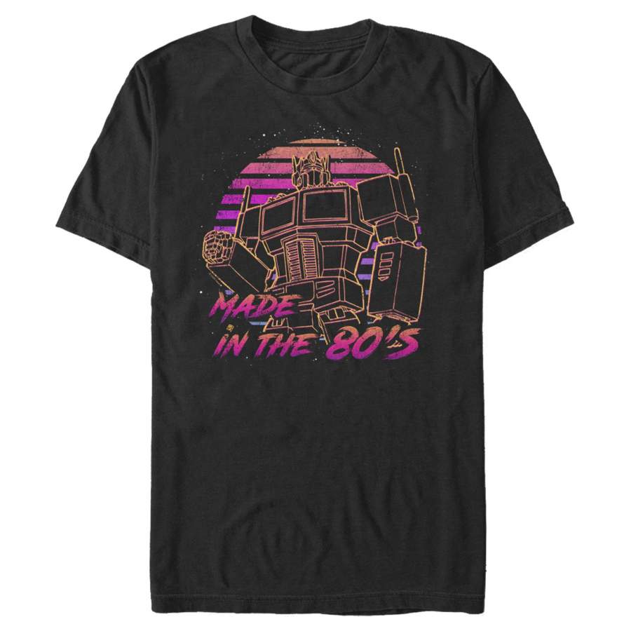 Transformers Men’s Optimus Prime Made in the 80s  T-Shirt