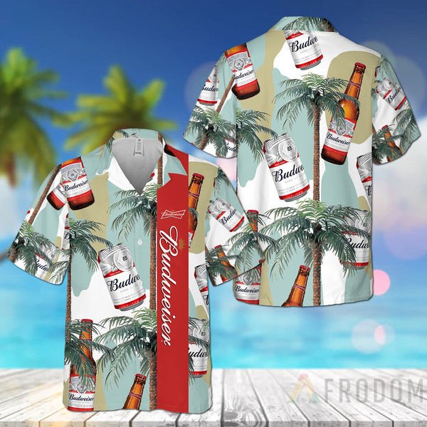 Tropical Coconut Tree Budweiser Hawaii Shirts For Men And Women Ha30185