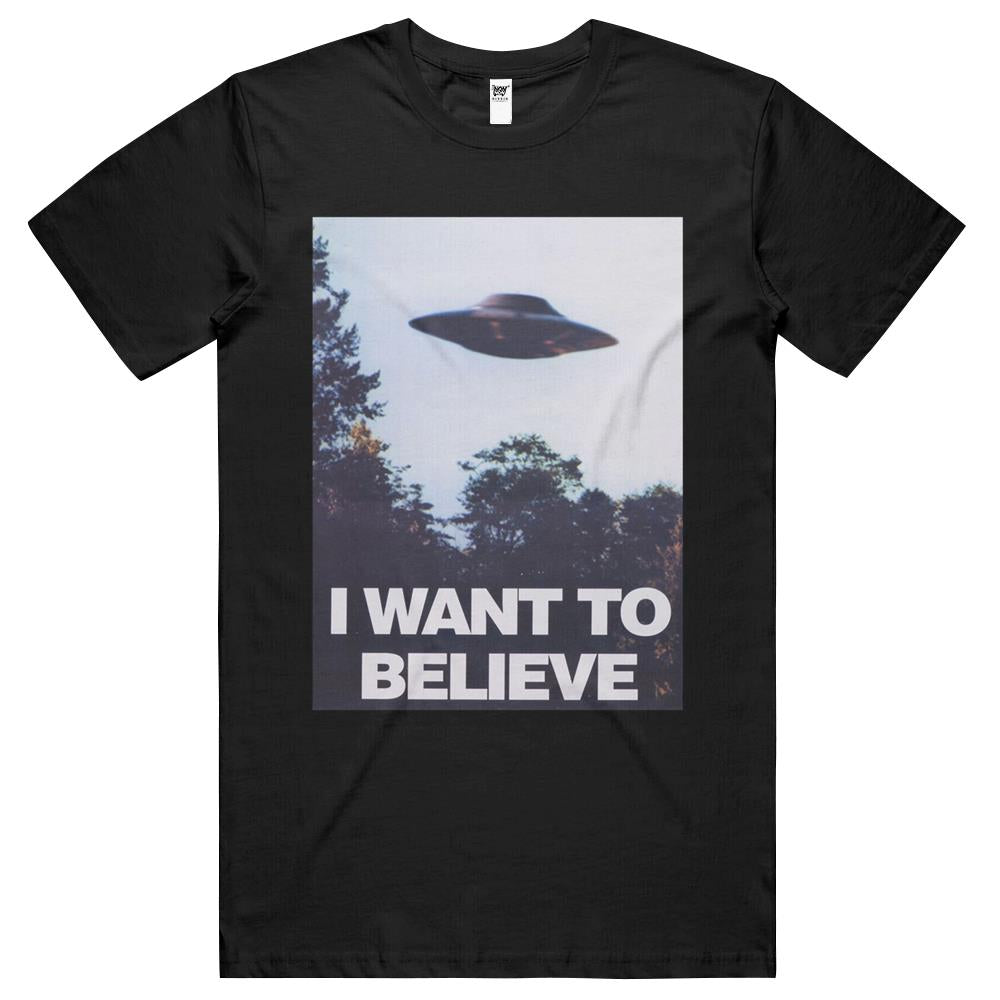 The X-Files I Want To Believe T Shirts