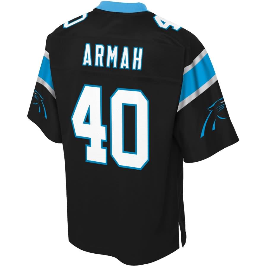 Alex Armah Carolina Panthers NFL Pro Line Team Color Player Jersey – Black