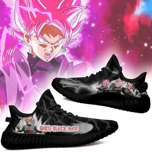 Best Goku Black Rose Yz Sneakers Dragon Ball Z Shoes Anime Yeezy Sneak