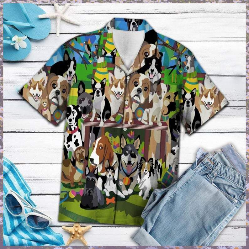 The World Of Dogs Hawaiian Shirt | Unisex | Adult | Hw6986