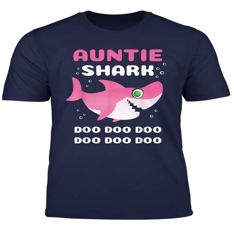 Auntie Shark Doo Doo Doo Funny Gifts Family T Shirt