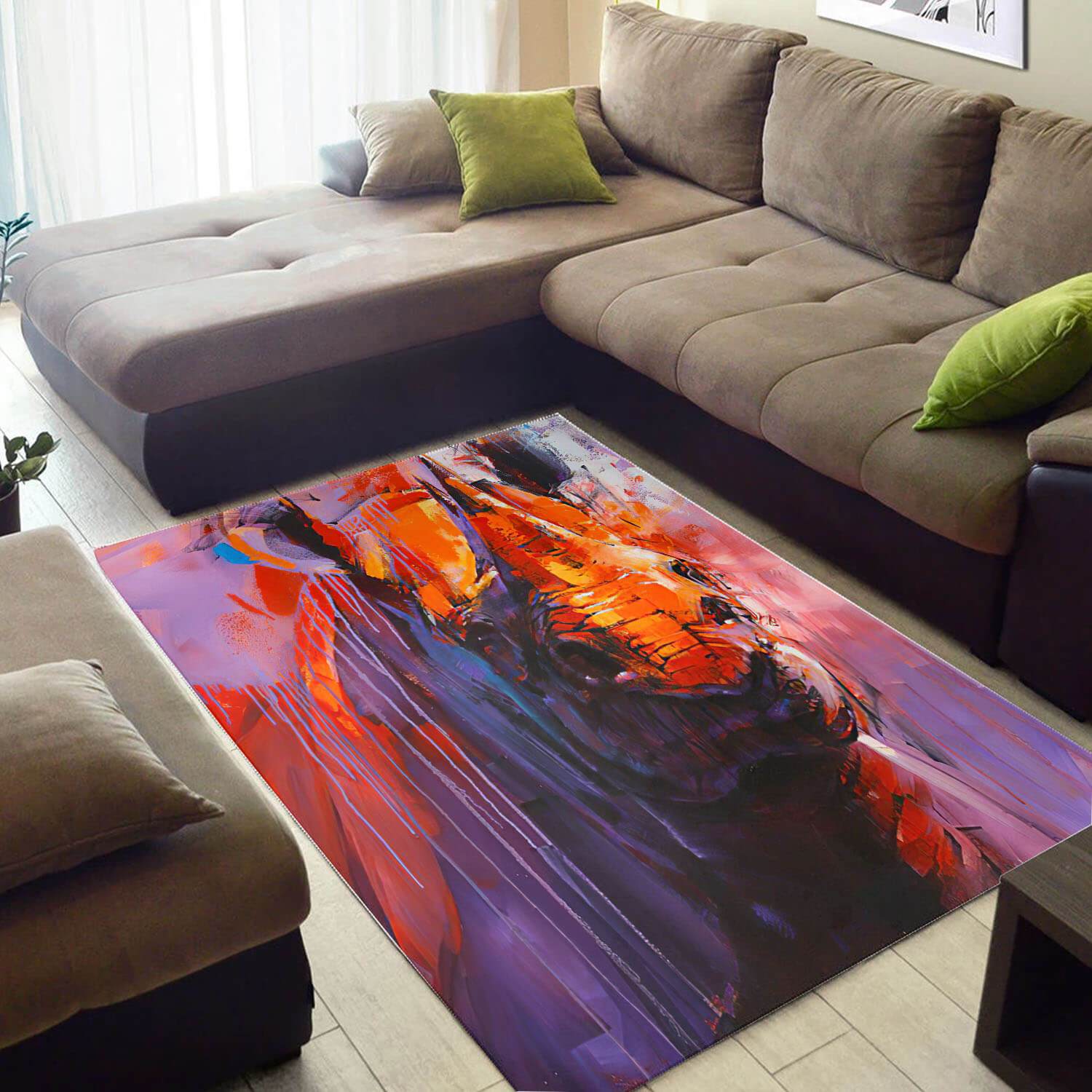 Trendy African Rug Beautiful African American Black Art Melanin Afro Woman African Large Carpet African Inspired Living Room BPS3906