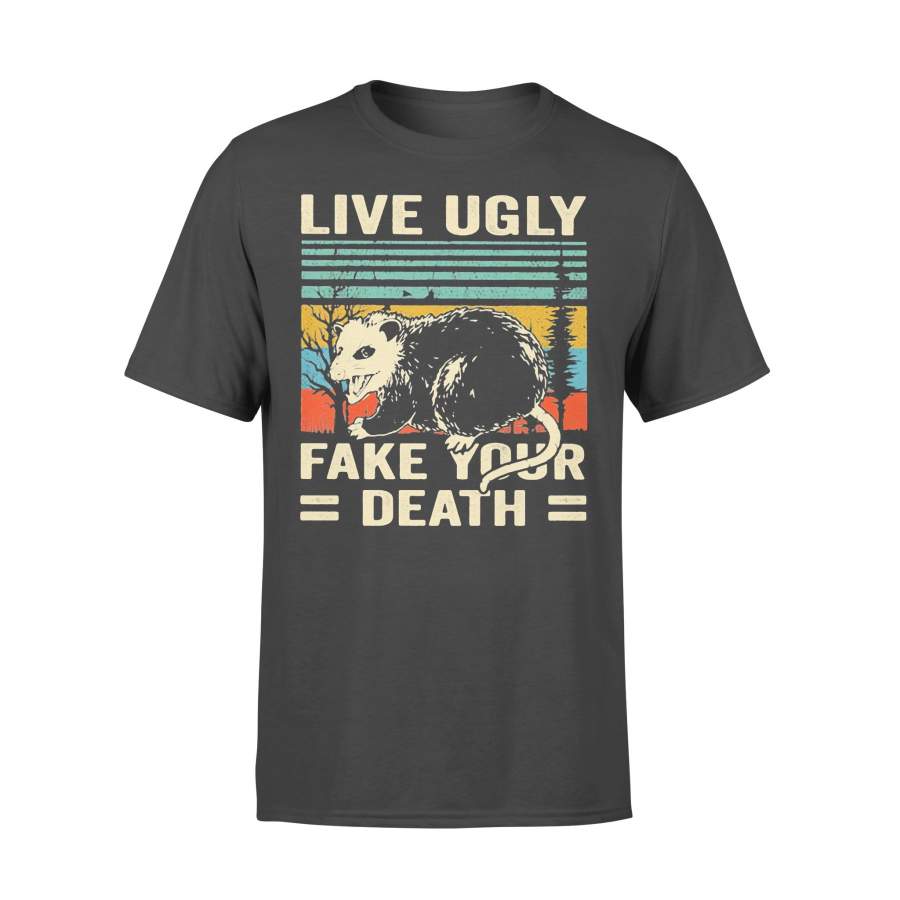 Mouse Live Ugly Fake Your Death Vintage T-shirt