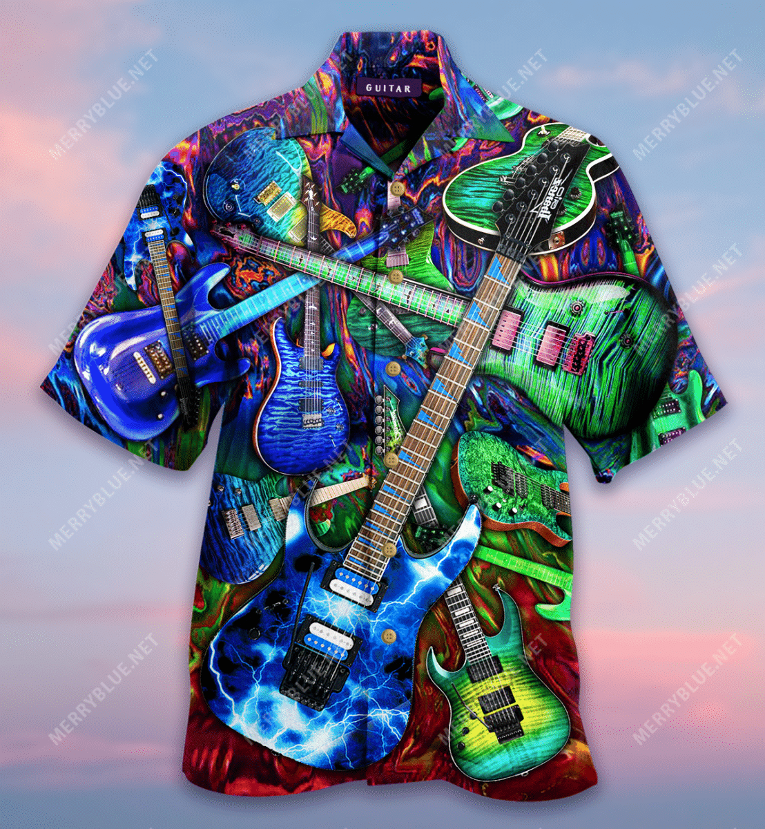 Get Now Music Is What Feelings Sound Like Guitar Unisex Hawaii Shirt Ha46308