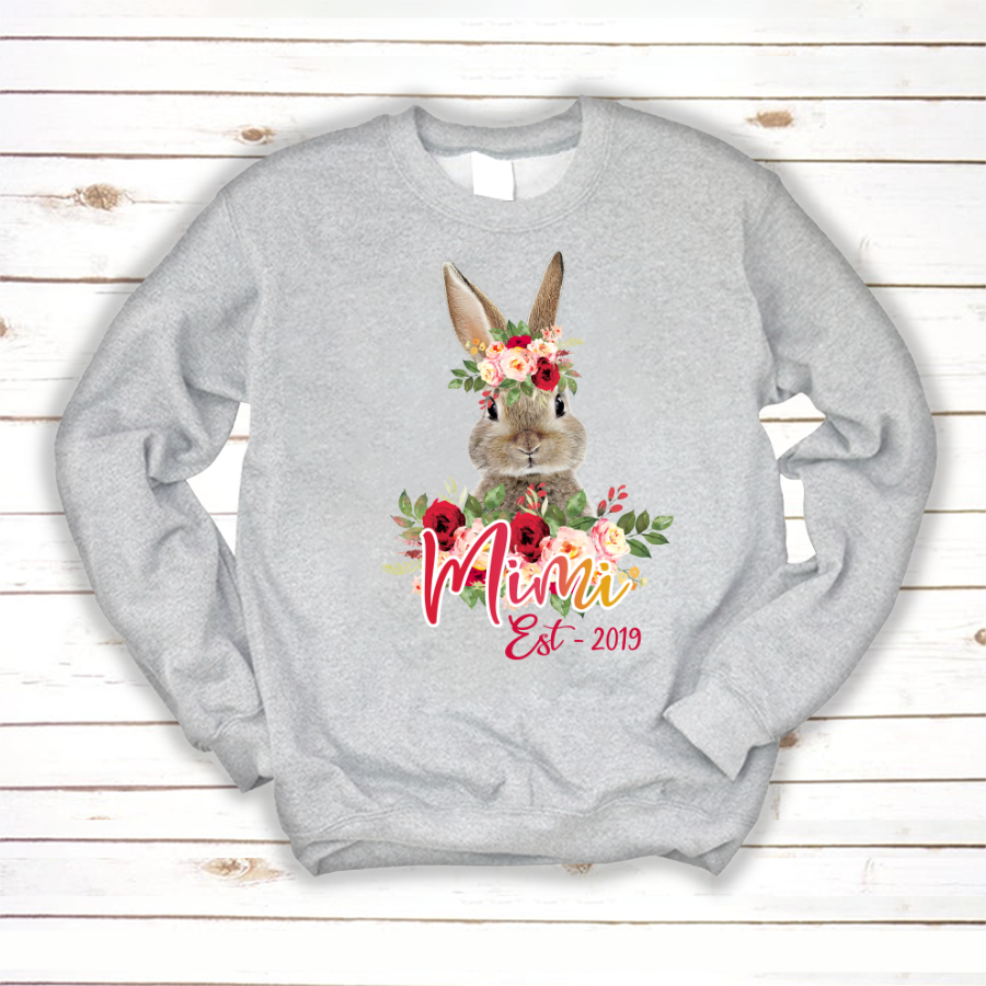 Bunny Flower Mimi Est Sweatshirt