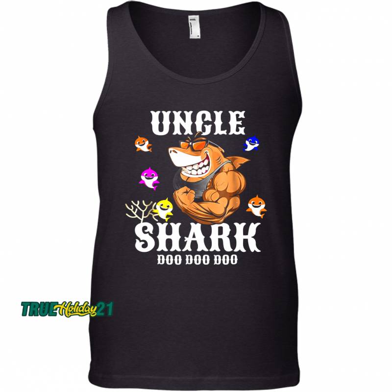 Uncle Shark Doo Doo Doo Tank Top