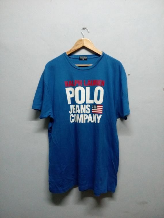 Vintage 90 S Polo Ralph Lauren Big Logo Shirt