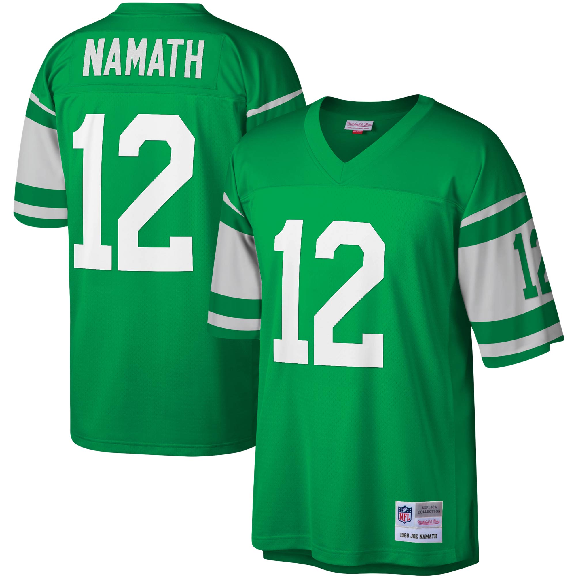 Joe Namath New York Jets Mitchell & Ness Legacy Replica Jersey – Kelly Green