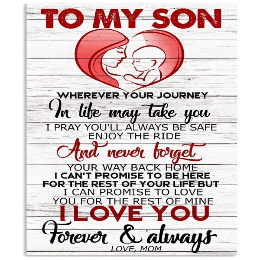 MOM TO MY SON Vertical Poster