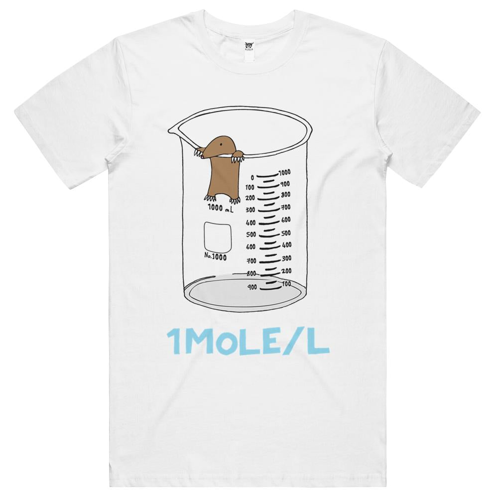 Chemistry 1 Mole Per Litre For Mole Or Avogadro’S Day T Shirts