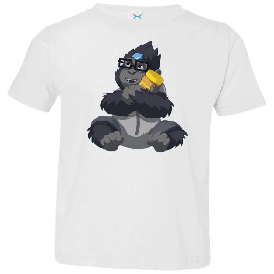 Overwatch Winston Mine! Spray Tee Shirt Rabbit Skins Toddler Jersey T-Shirt