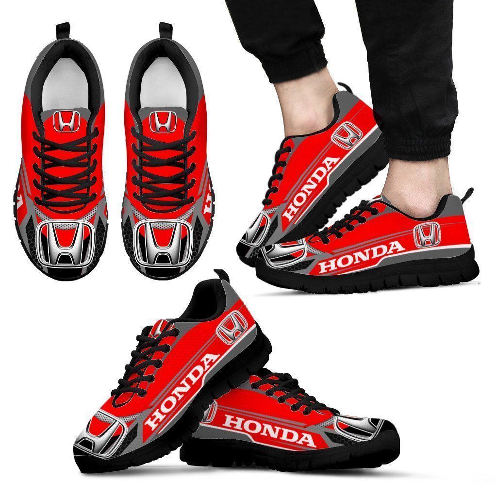 3D Printed Honda Lph-Hl Sneakers Ver 1 For Men & Women (Red)