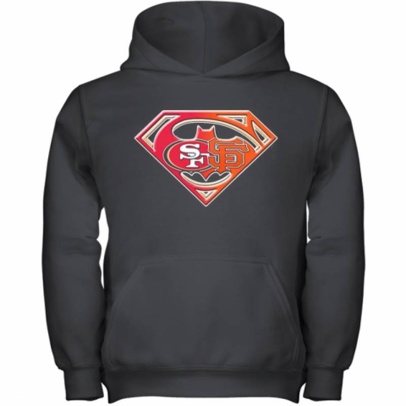 Superman San Francisco 49Ers And San Francisco Giants Youth Hoodie