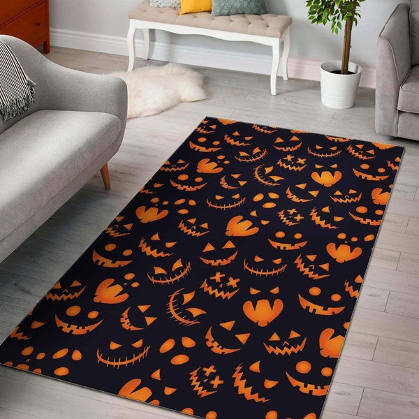 Halloween Pattern Pumpkin Background Dhcdhc Dt1910 Rug