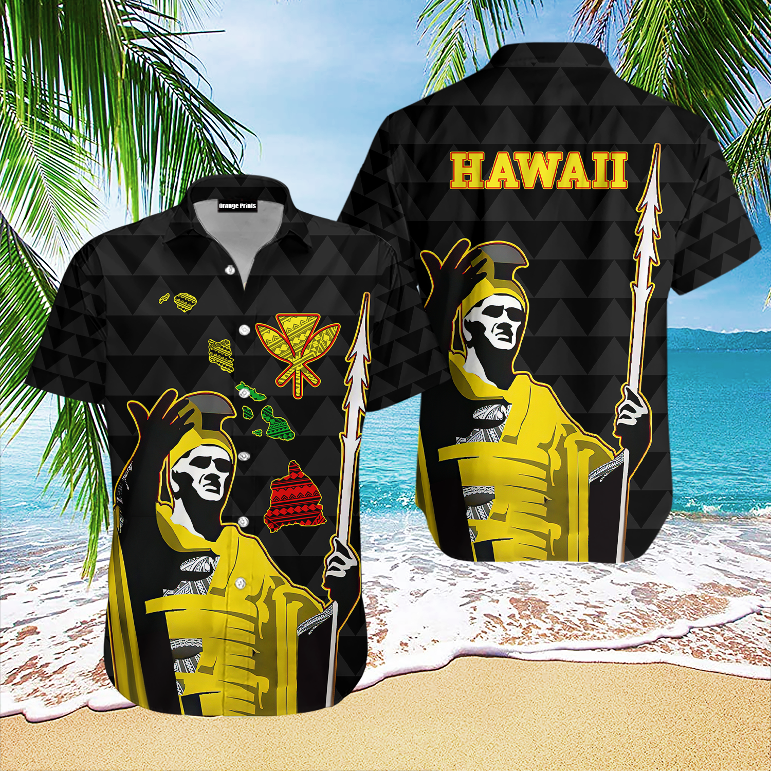 Hawaiian King Shirt For Men And Women Ha21736