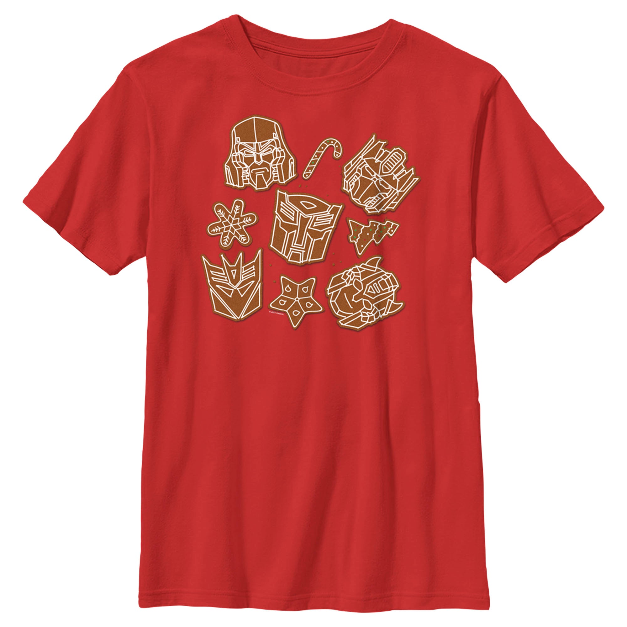 Transformers Boy’S Gingerbread Transformers  T-Shirt