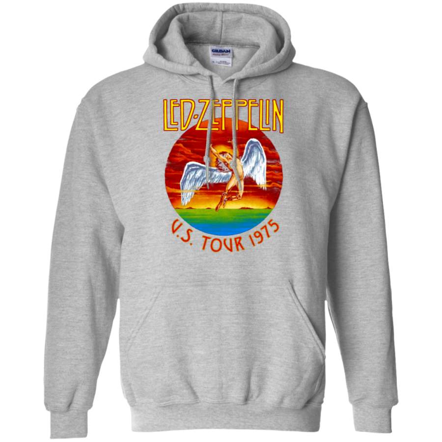 Led Zeppelin Unisex-Adults Official Swan Songs 1975 Album Pullover Hoodie