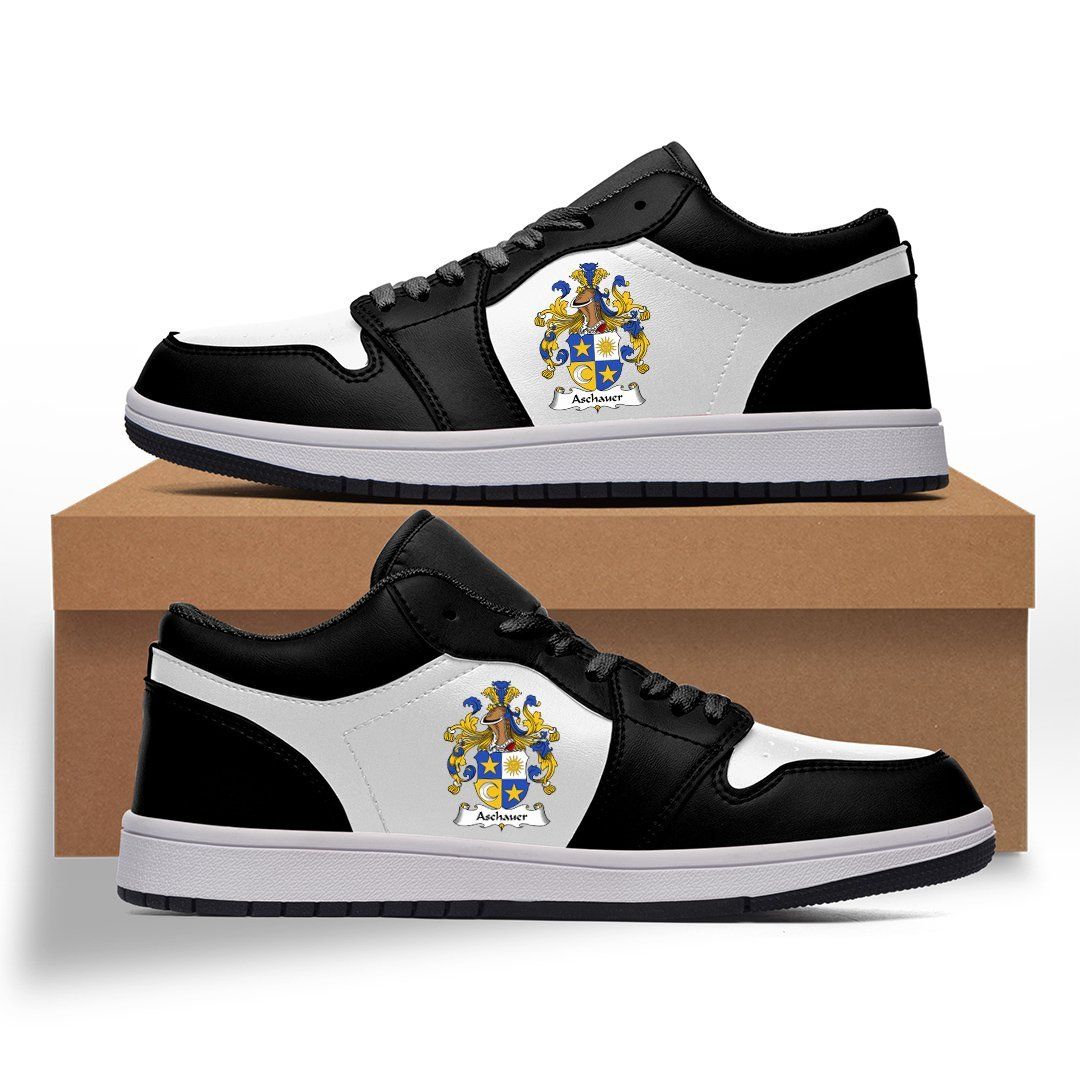 Aschauer Germany Low Top Shoes – German Family Crest A7