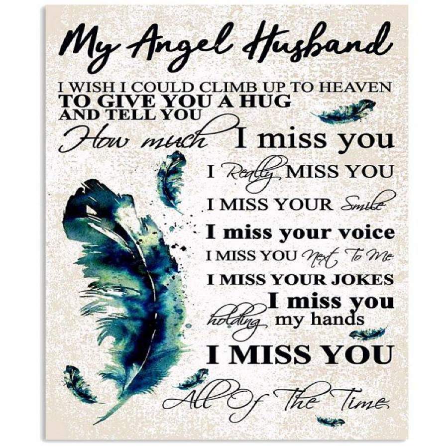 MY ANGEL HUSBAND-I MISS YOU Vertical Poster