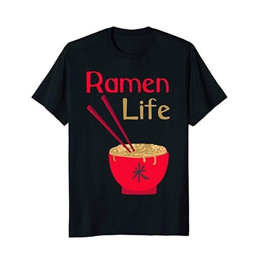 Ramen Life Asian Japanese Noodles Funny Novelty T-Shirt Men Graphic T-Shirt