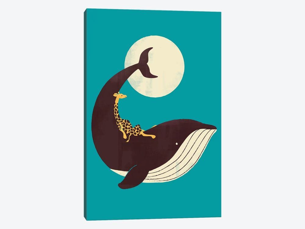 The Giraffe And The Whale Canvas Poster 8″x12″ 12×18″ 18″x26″ 24″x36″ 30″x45″