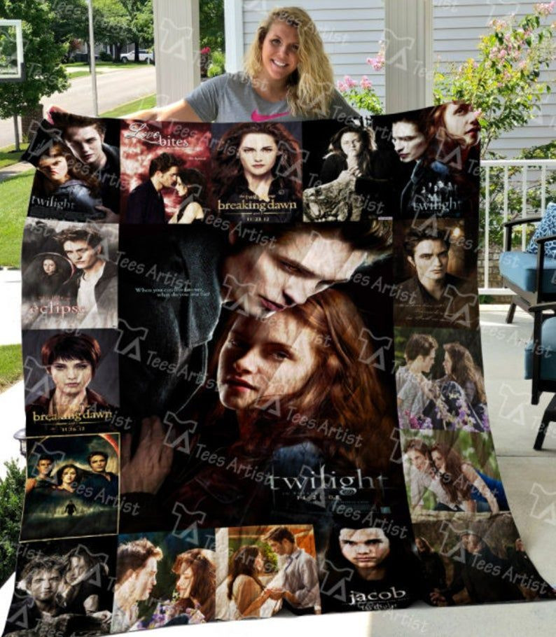 Twilight Blanket, Twilight Movie Blanket,Twilight Bella Edward Jacob Blanket