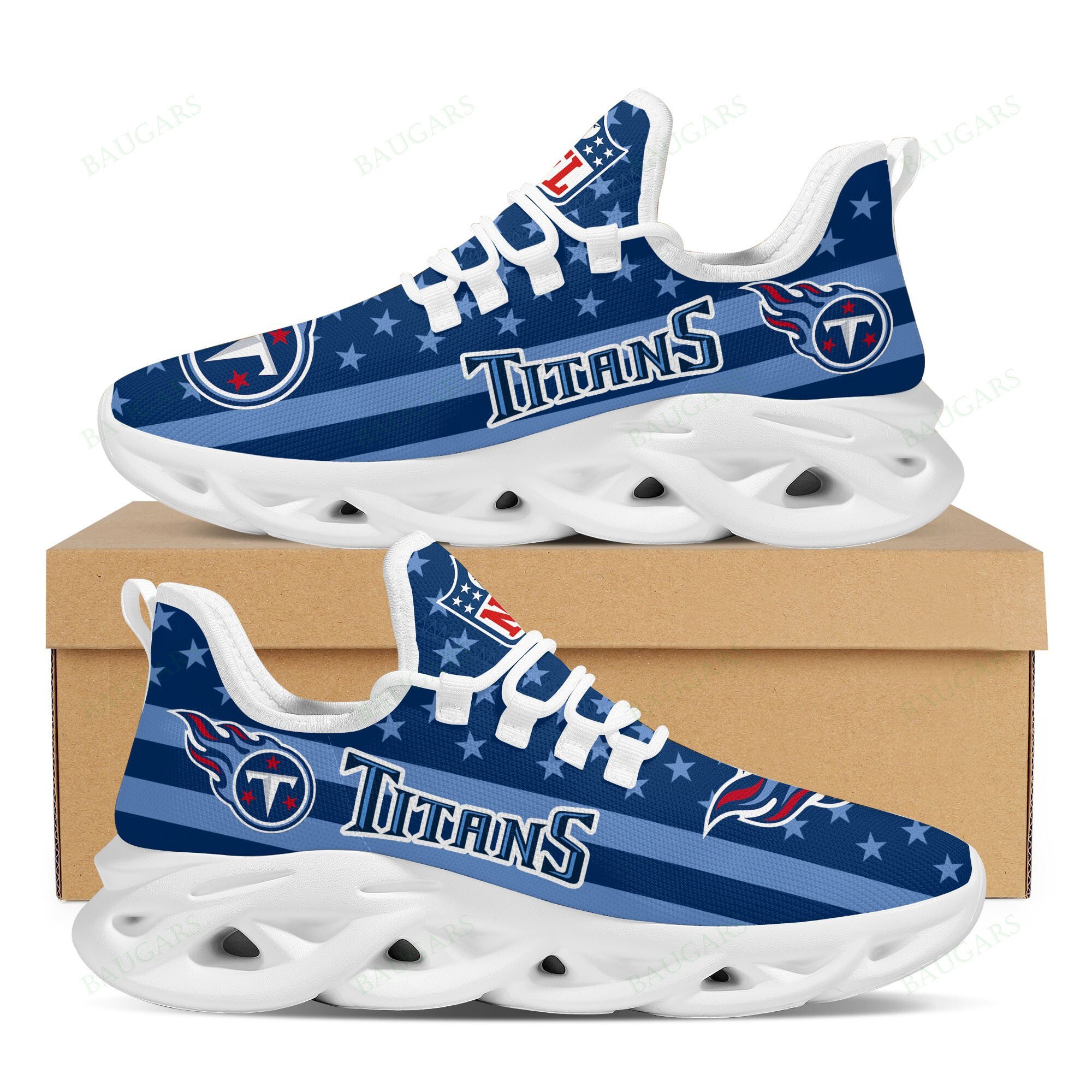 Tennessee Titans Yezy Running Sneakers Art 80