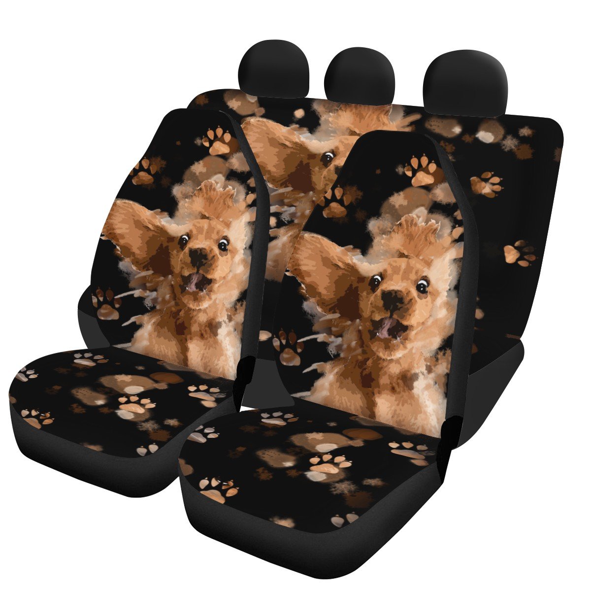 Puppy 4 Pcs Car Seat Covers