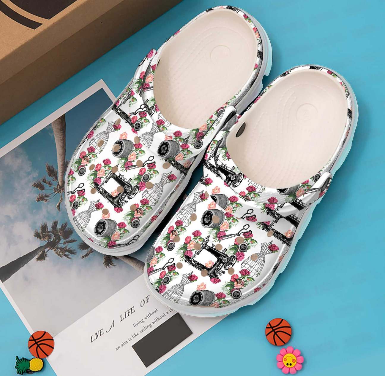 Sewing Personalized Clog, Custom Name, Text, Color, Number Fashion Style For Women, Men, Kid, Print 3D Sewing Pattern