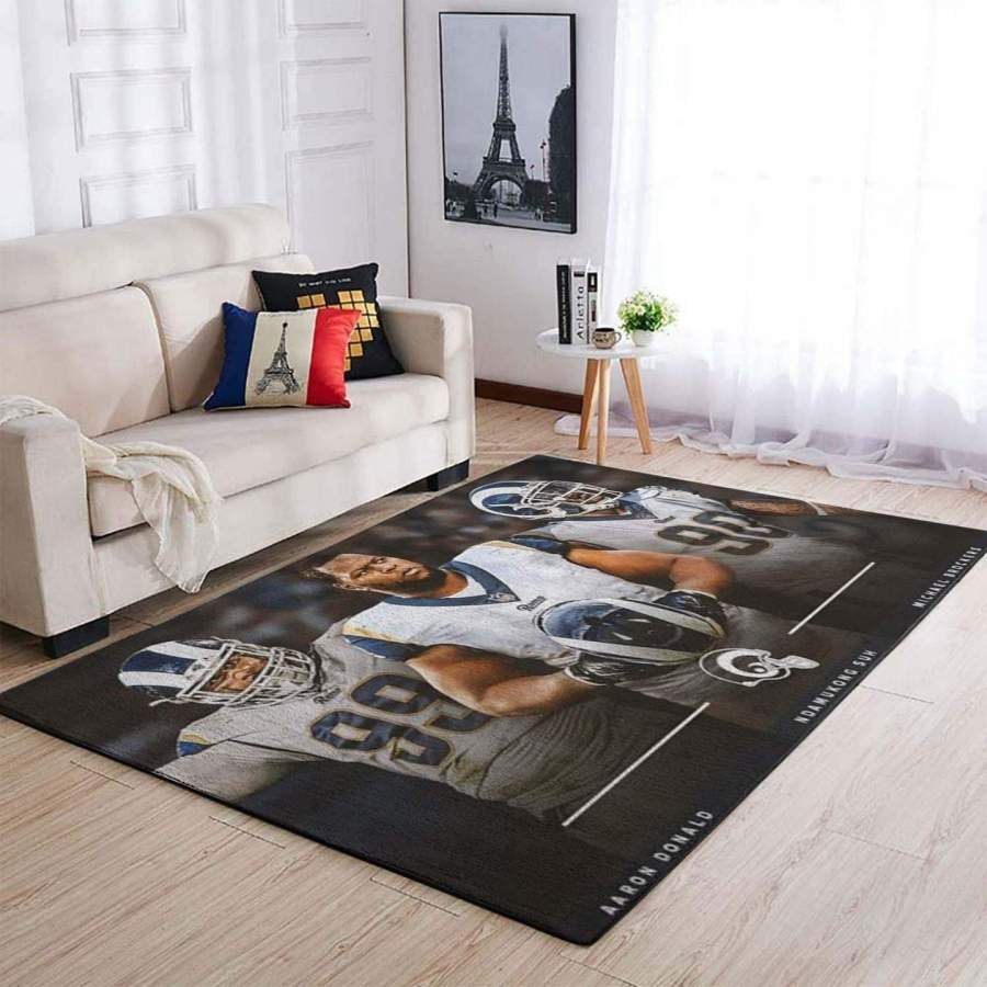 Donald âÃÃ¬ Sul âÃÃ¬ Brockers âÃÃ¬ Los Angeles Rams Area Rug, Football Living Room Carpet Home Floor Decor RCDD81F31794