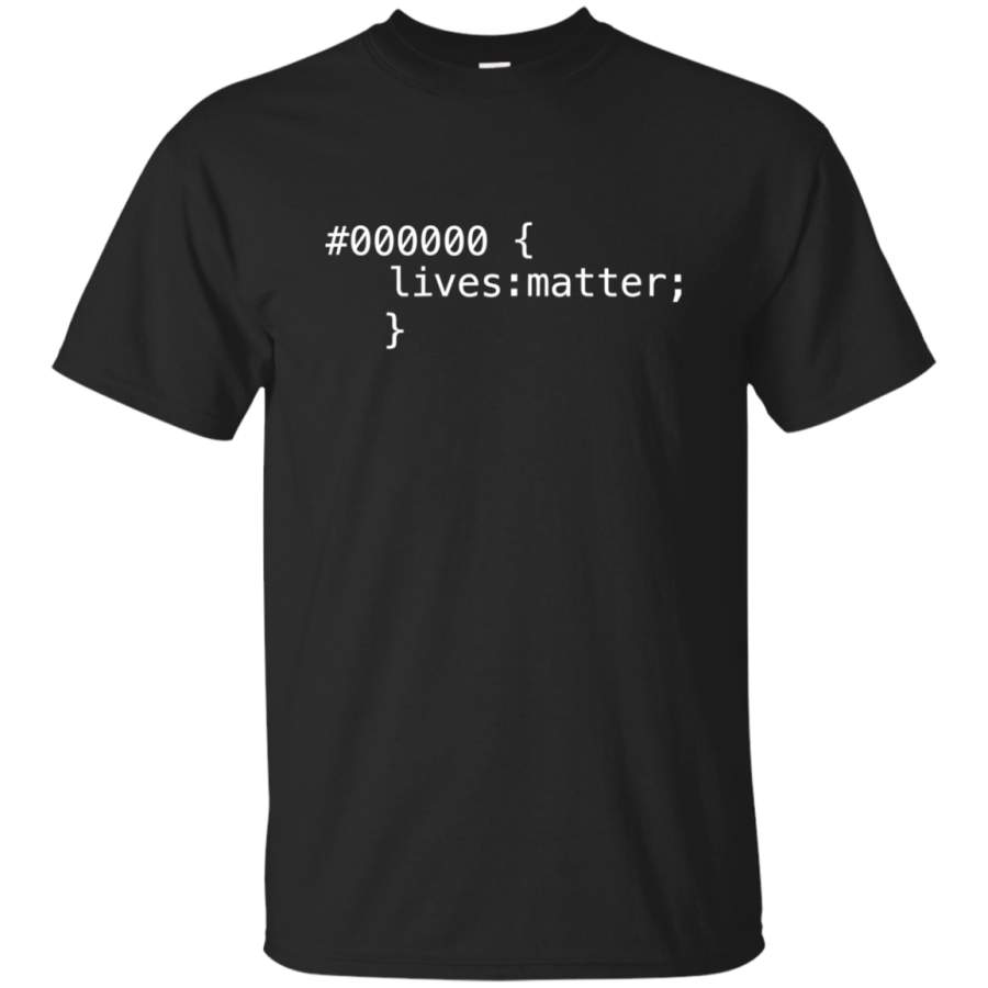 AGR 000000 Css Black Lives Matter T-Shirt