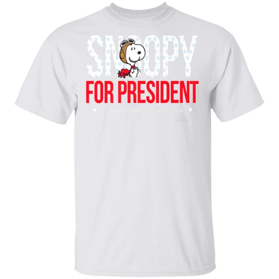 Peanuts Snoopy for President A Distinguished American Hero T-Shirt