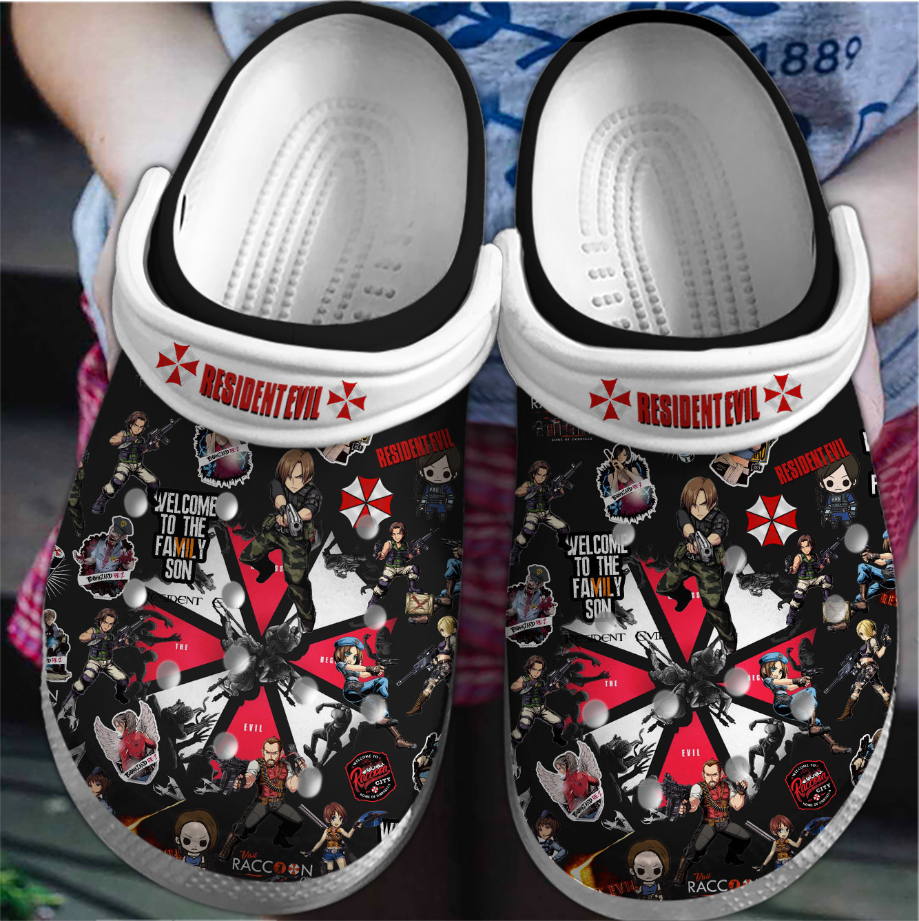 Resident Evil Crocss Clogs For Men Women And Kid Jt0Xboog