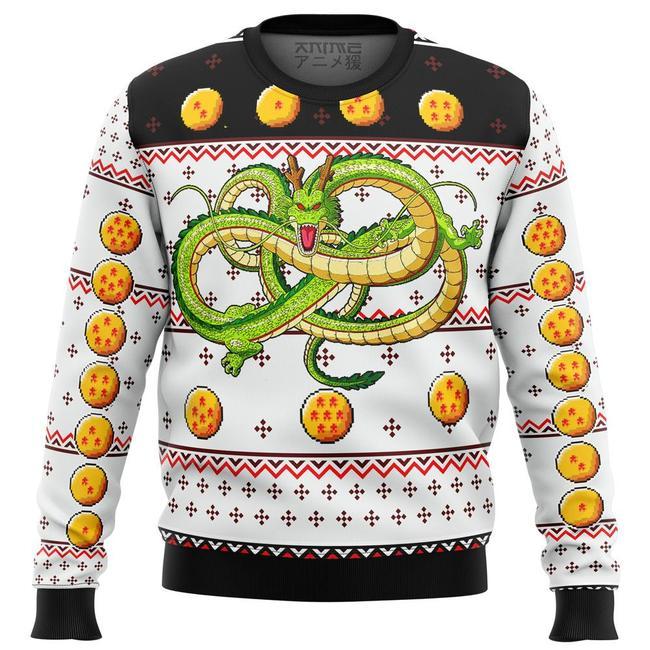 DRAGON BALL Z SHENRON PREMIUM UGLY CHRISTMAS SWEATER – AMAZING GIFT IDEA – THANKSGIVING GIFT Thanksgiving Day 2022 Gift