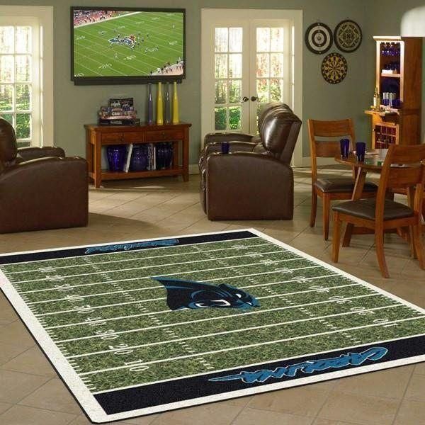 Carolina Panthers rug, Football rug Floor Decor The US Decor