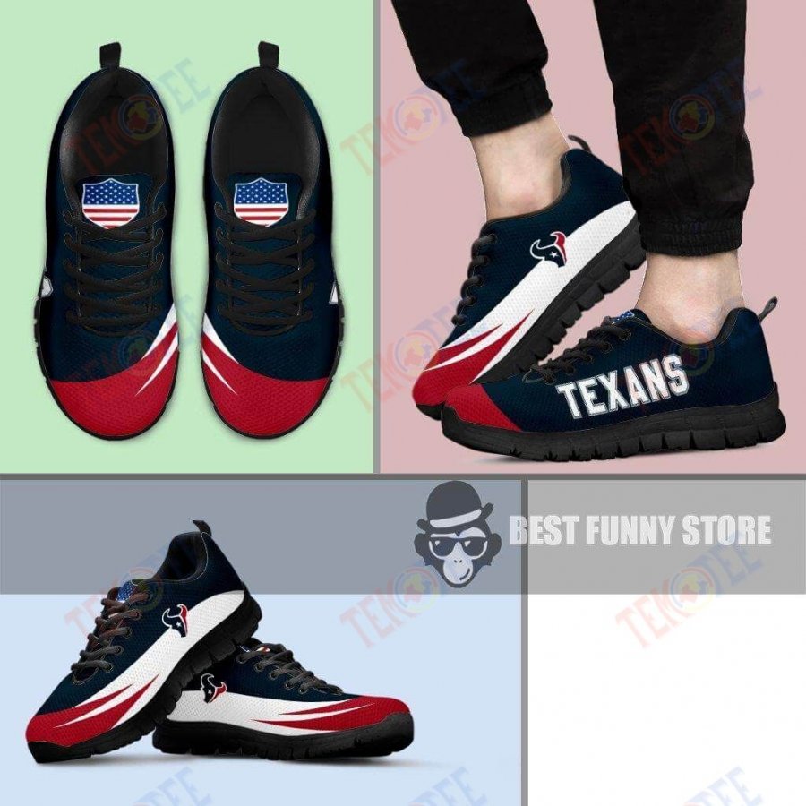 Mens Womens Houston Texans Sneakers Awesome T Logo Sneaker Running Shoes For Men Women TDT228