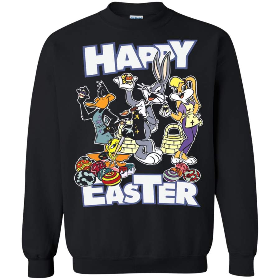 AGR Bugs Bunny With Friends Happy Easter Looney Tunes Cartoons Sweatshirt