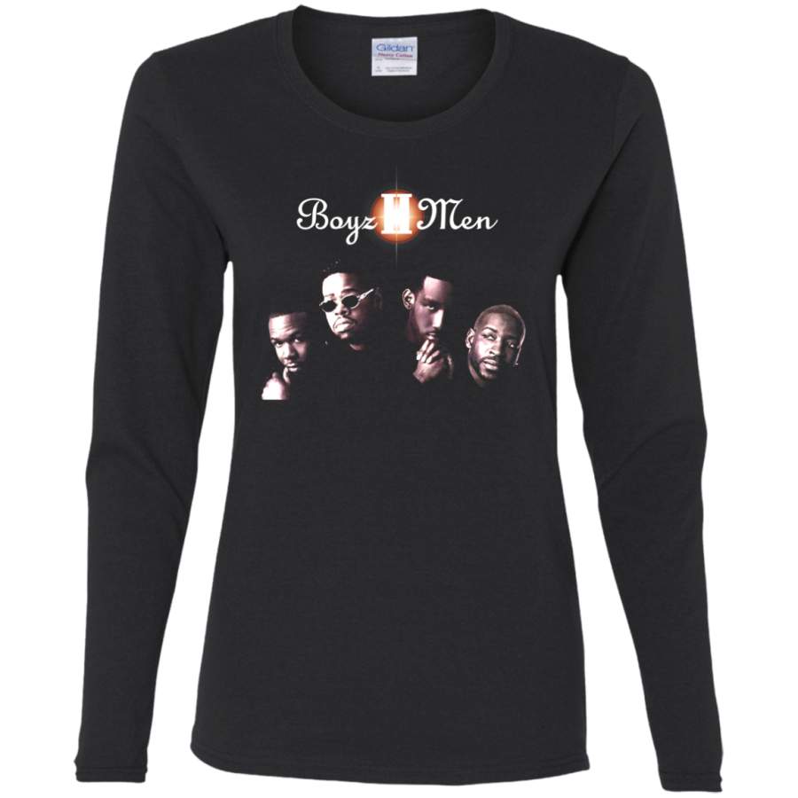 AGR Boyz II Men R&B ballads acappella 2 Ladies’ Cotton LS T-Shirt