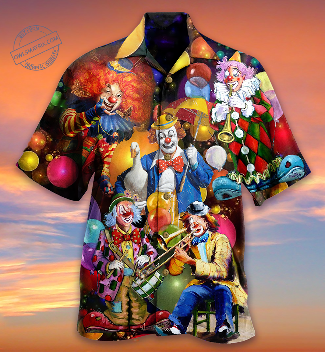 Clown Happiness Limited Edition Hawaii Shirt Ha47287